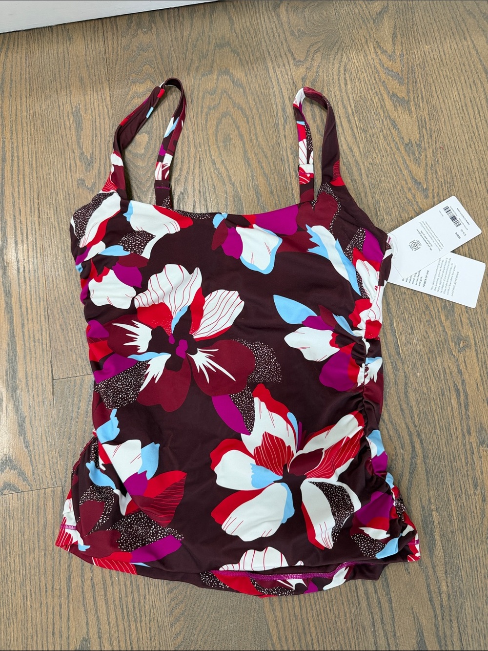 ATHLETA NWT Square Nek Bra Cup Tankini - 36 B/C